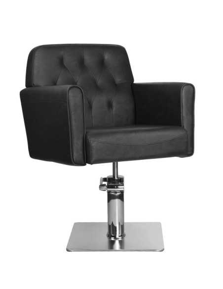 Fauteuil de coiffure hamburg noir 