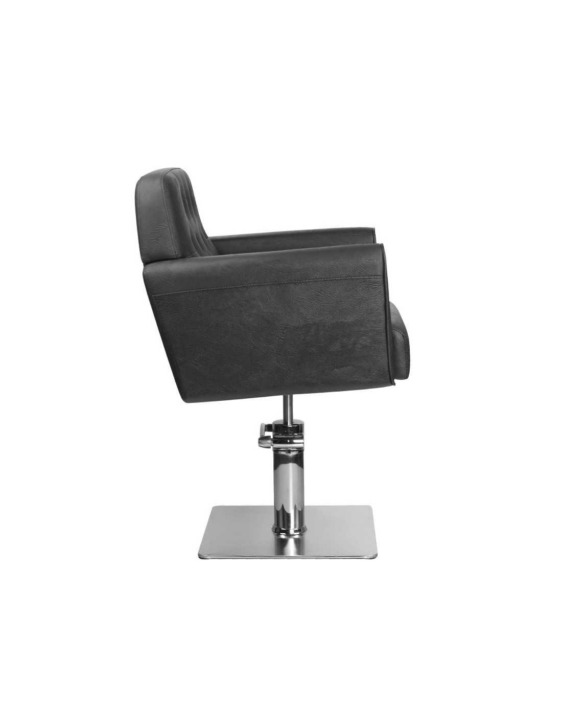 Hamburg black hairdressing chair {attributes}