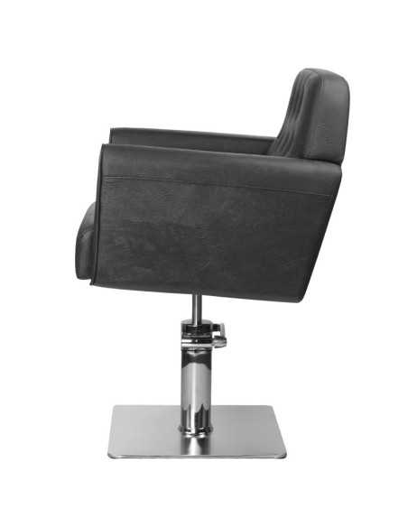 Fauteuil de coiffure hamburg noir 