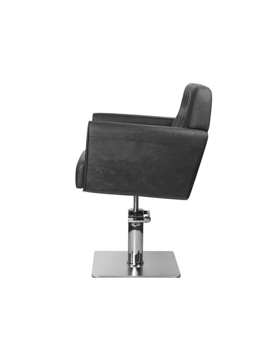 Hamburg black hairdressing chair {attributes}