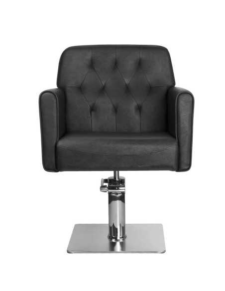 Fauteuil de coiffure hamburg noir 