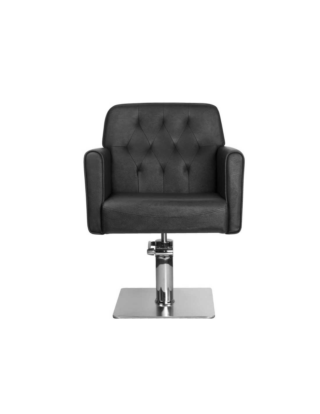 Hamburg black hairdressing chair {attributes}