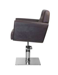 Fauteuil de coiffure hamburg marron {attributes} 2