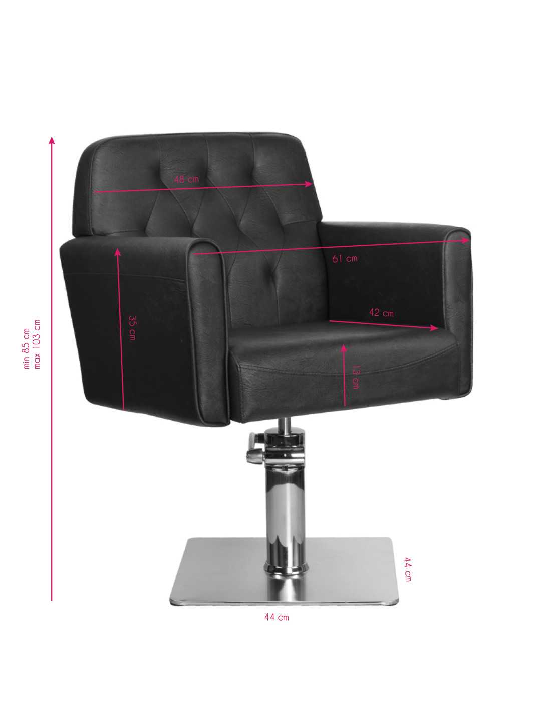 Bruine hamburg styling stoel 