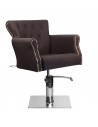 Brown hairdressing chair 