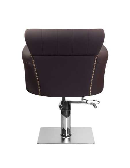 Sillón de peluquería marrón 