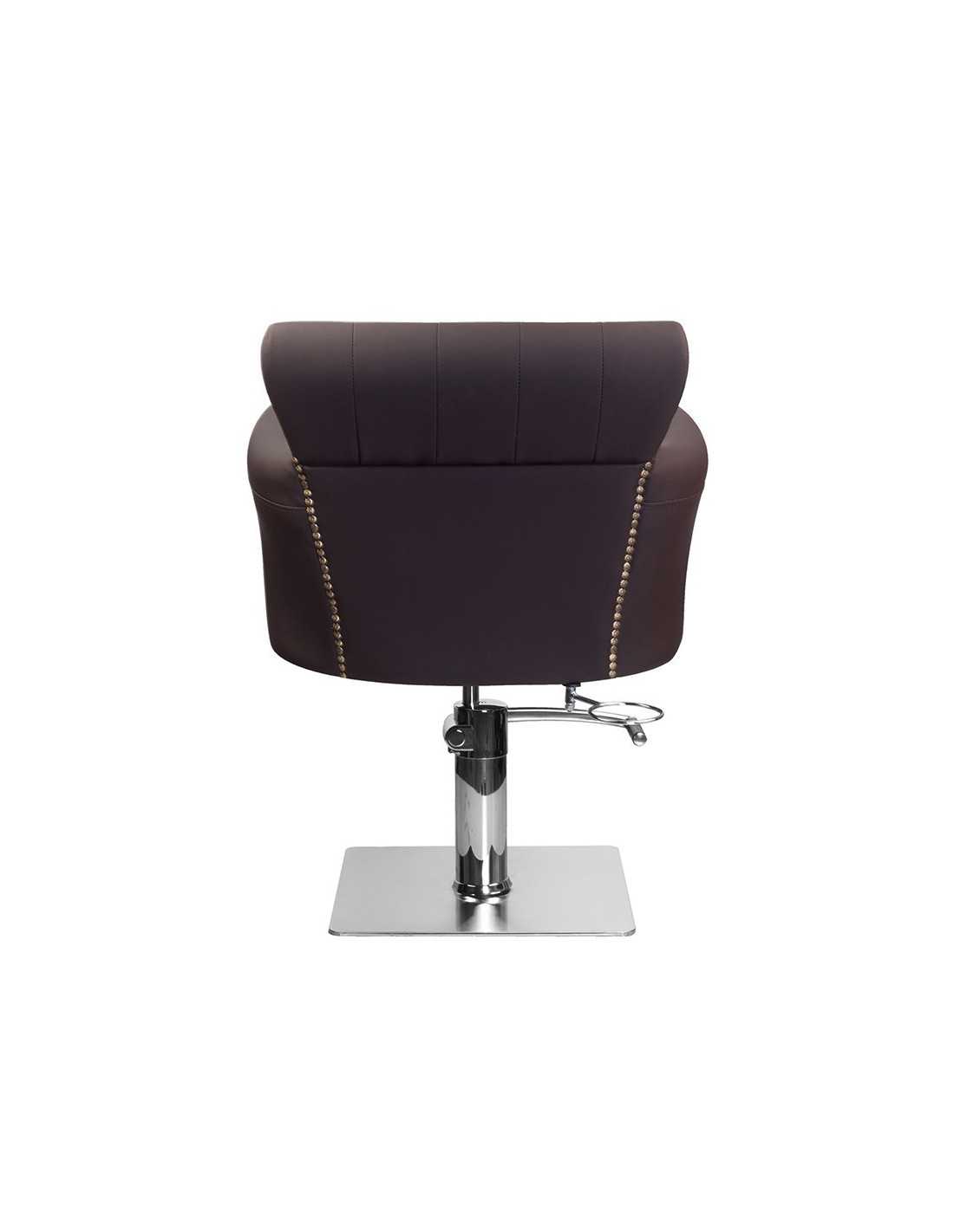 Brown hairdressing chair {attributes}