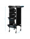 Coloring and storage hairdressing trolley-125868 