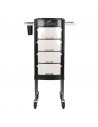 Coloring and storage hairdressing trolley-125874 
