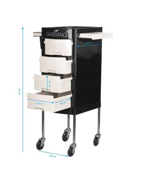 Coloring and storage hairdressing trolley-125874 