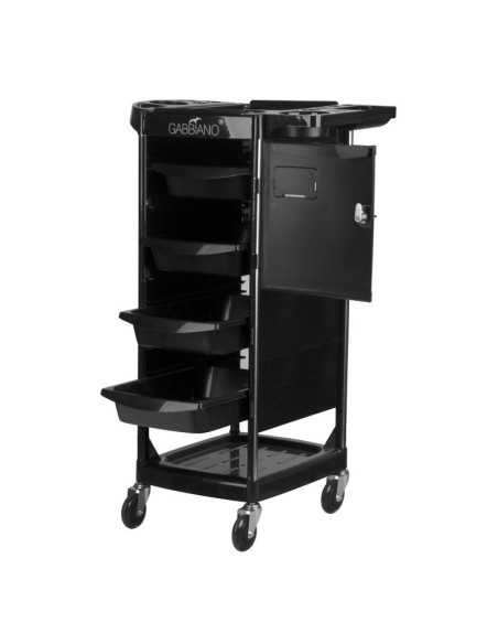 Coloring and storage hairdressing trolley-125881 