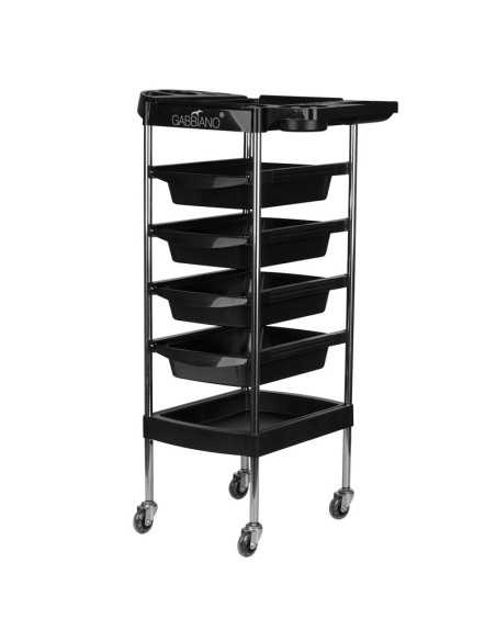 Coloring and storage hairdressing trolley-125882 