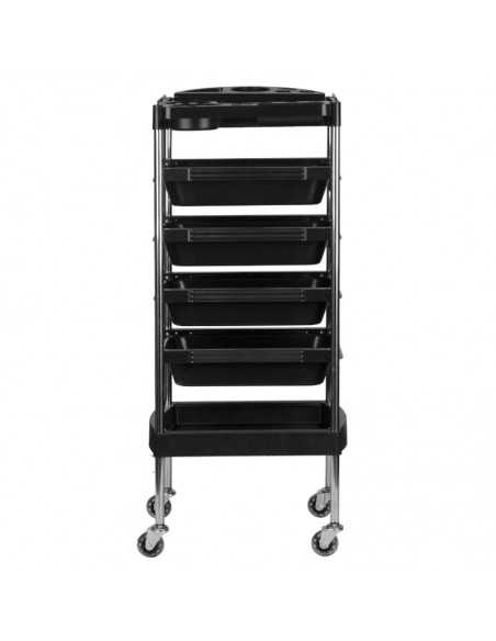 Coloring and storage hairdressing trolley-125882