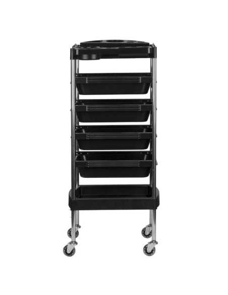 Coloring and storage hairdressing trolley-125882 