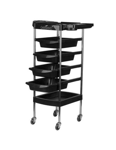 Coloring and storage hairdressing trolley-125882 