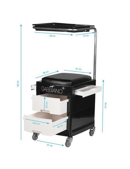 Banco de tatuagem com gavetas 23 16