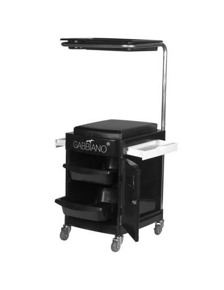 Pomocnik - taboret do pedicure 23 plus czarny