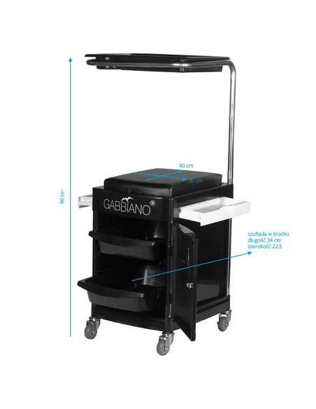 Artículo asociado 125887 POMOCNIK - TABORET DO PEDICURE 23 PLUS CZARNY