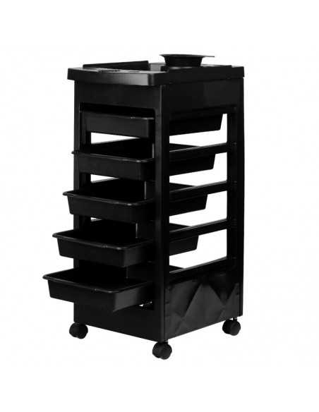 Coloring and storage hairdressing trolley-126134