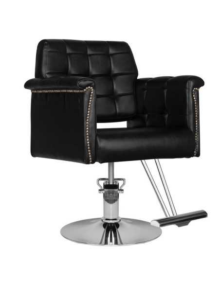 Fauteuil de coiffure pavi noir 