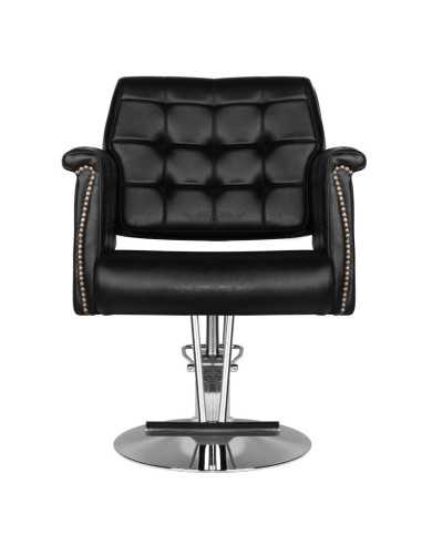 Sedia stile pavimentata nera 