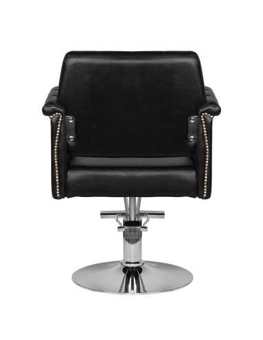 Sedia stile pavimentata nera 