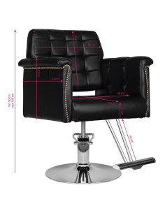 Black pavi styling chair