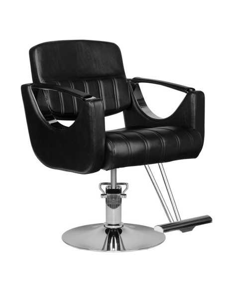 Fauteuil de coiffure rovigo noir 
