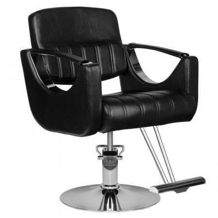 Fauteuil de coiffure rovigo noir {attributes}
