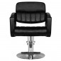 Black rovigo hairdressing chair