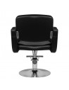 Black rovigo hairdressing chair 