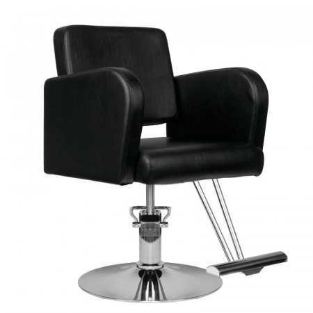 Black ragusa hairdressing chair