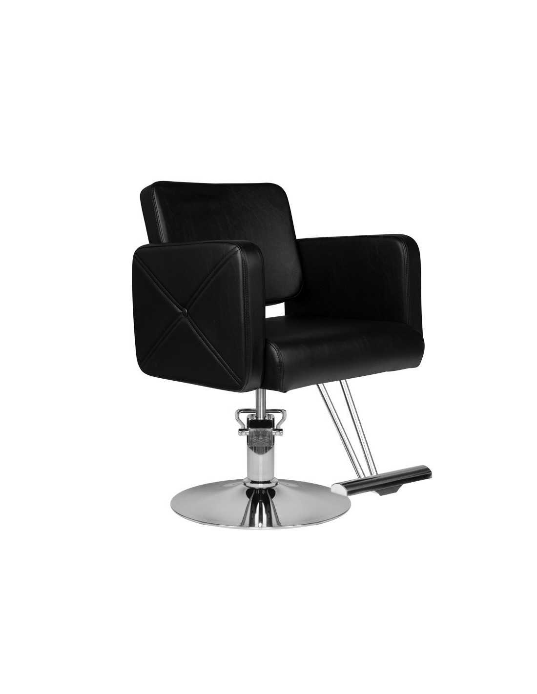 Brescia black hairdressing chair {attributes}