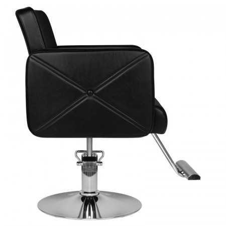 Fauteuil de coiffure brescia noir 