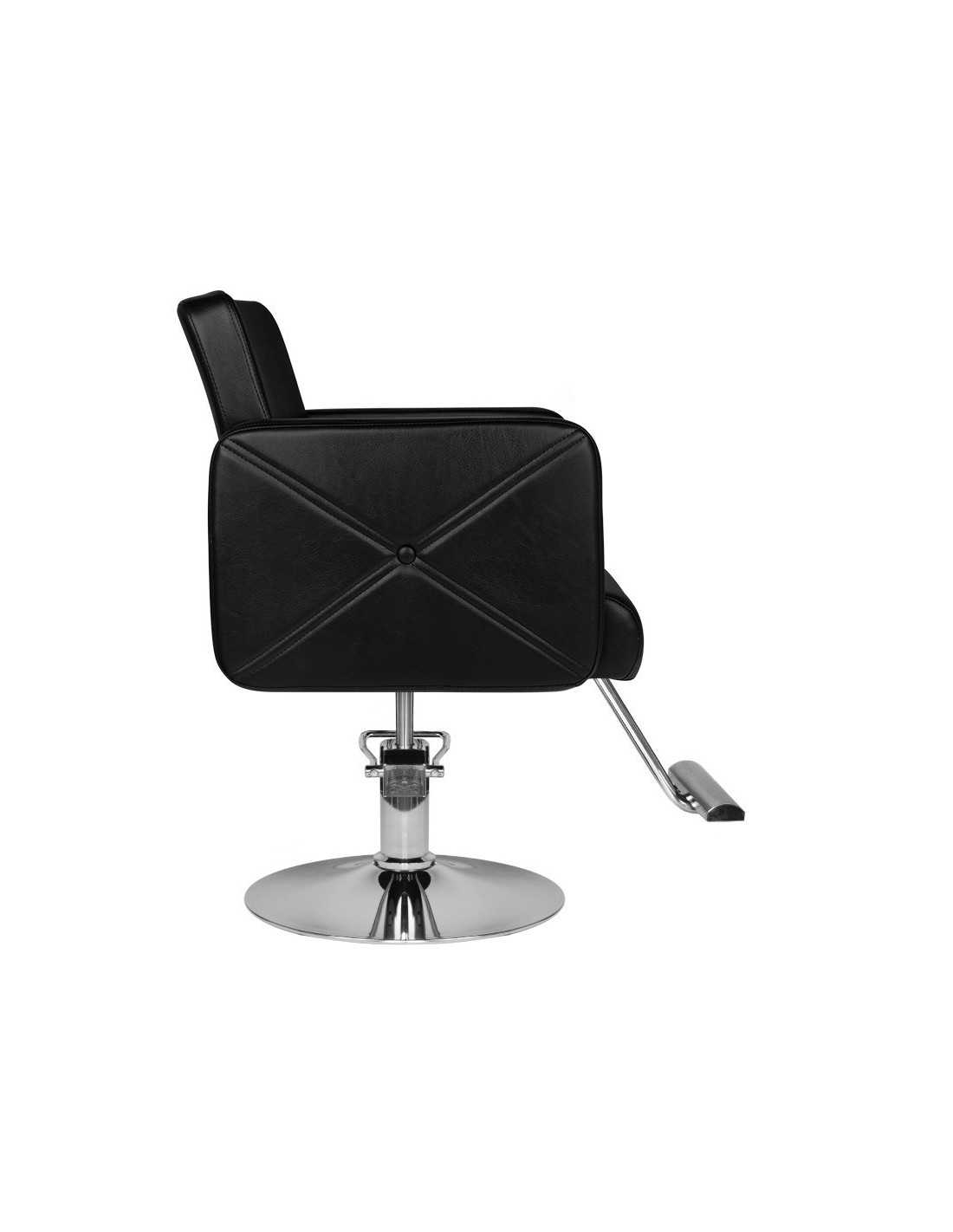 Brescia black hairdressing chair {attributes}