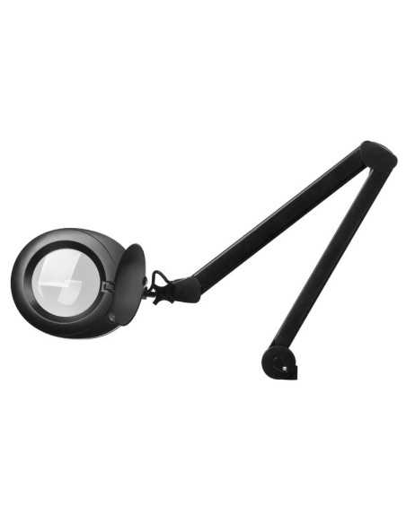 Lâmpada lupa LED SMD 5D preta a prova de lama