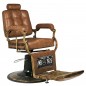 Boss barber chair old light brown leather