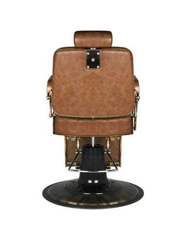Poltrona da barbiere BOSS Cuoio Antico – Pelle antica e eleganza vintage
