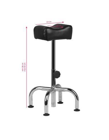 Akcesoria do pedicure 126777 PODNÓŻEK DO PEDICURE AM-5012C CZARNY