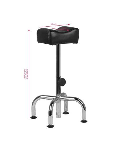 Acessórios para pedicure 126777 Apoio para Pés para Pedicure AM-5012C Preto
