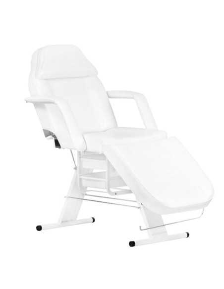 Witte esthetische fauteuil met opbergdoos a202