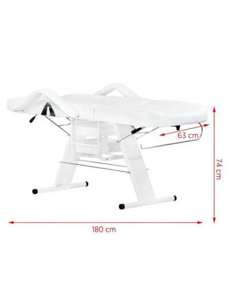 Massagetafel 100712 WIT AESTHETIC STOEL MET OPBERGBAK A202