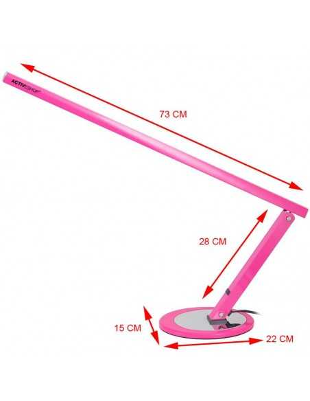 Manicure table slim 20w pink