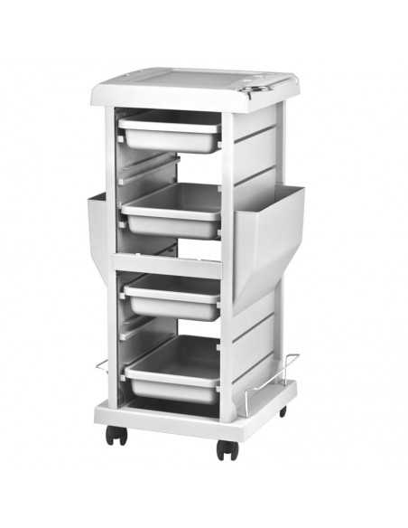 Coloring and storage hairdressing trolley-104123 