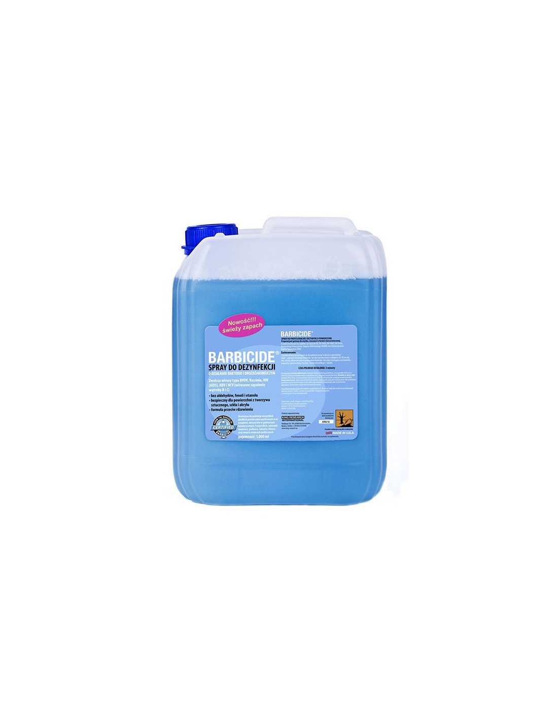 Barbicide disinfectant spray for all surfaces, aromatic - 5 l refill