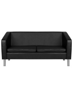 Sofa im Flugwartezimmer schwarz  2