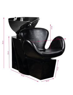 black amsterdam shampoo sink  2
