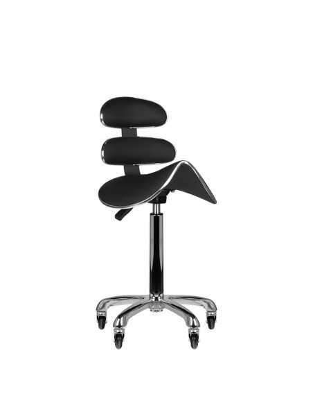 stool on wheels speed am-880 black high