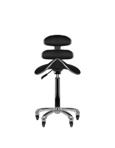 stool on wheels speed am-880 black high