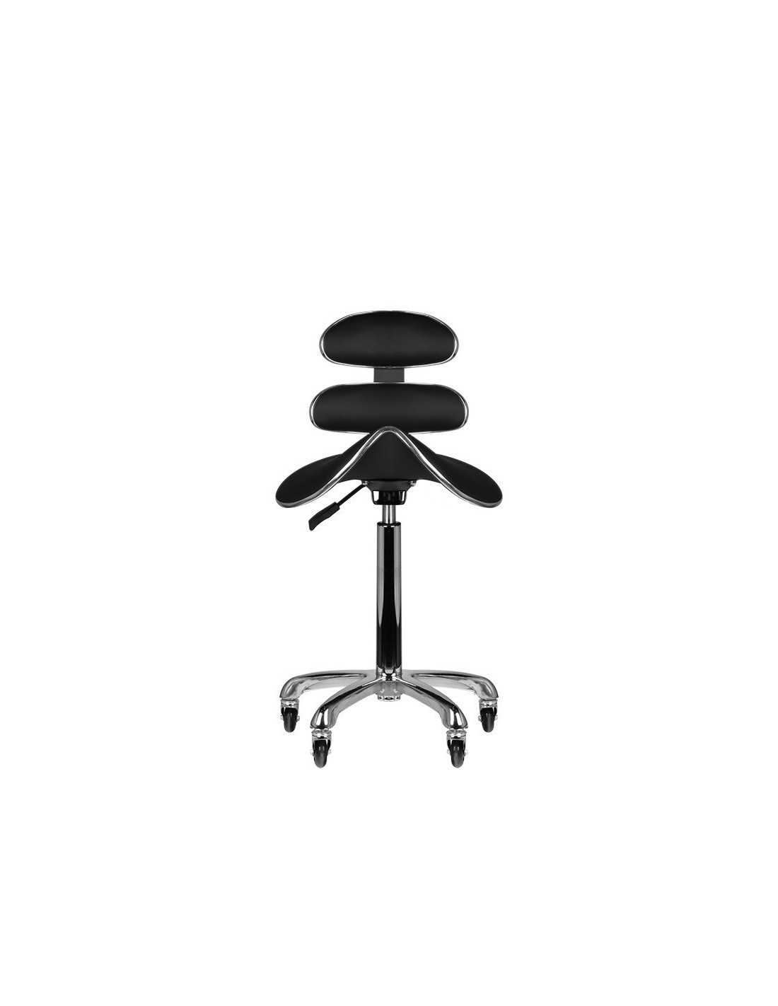  Tabouret à roulettes SPEED AM-880 NOIR HAUT